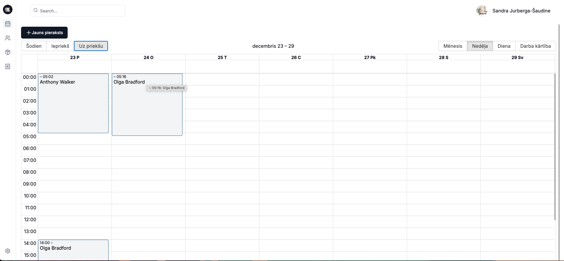 Pierakstspie.lv — pierakstu/booking platforma screenshot 2
